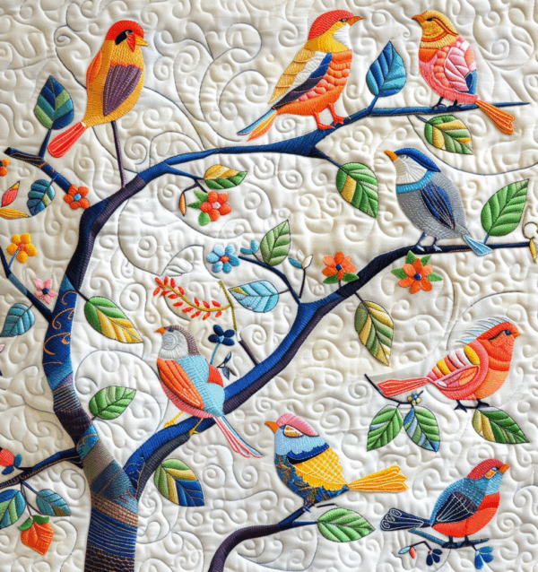 Birds WJ1406004CL Quilt - Image 2