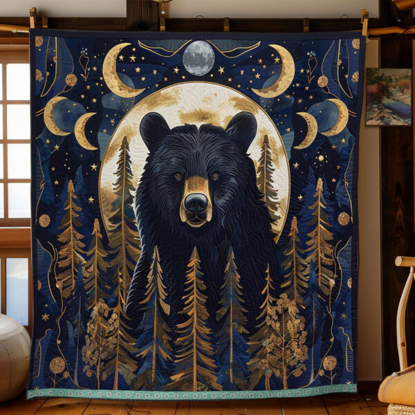 Full Moon Black Bear WP0509020CL Quilt - Image 2